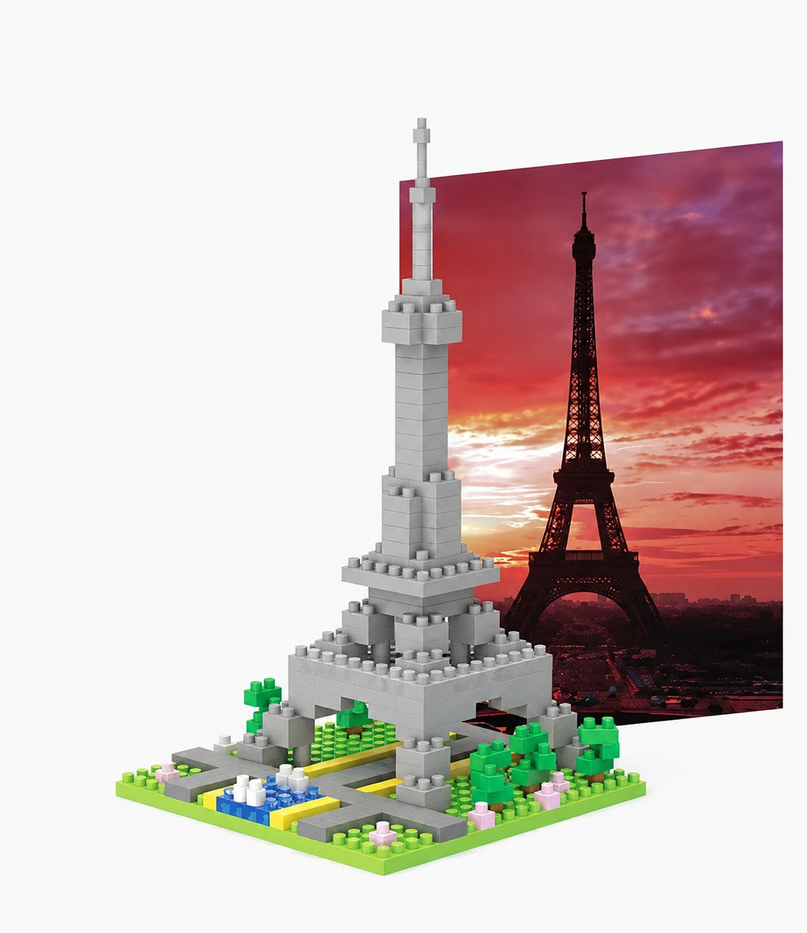 Kända landmärken. Eiffeltornet i Paris, Frankrike - 200 bitar