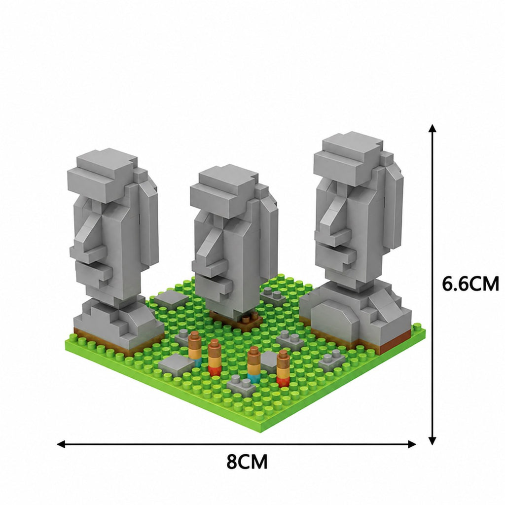 Kända landmärken. Påsköns Moai-statyer, Chile - 380 bitar